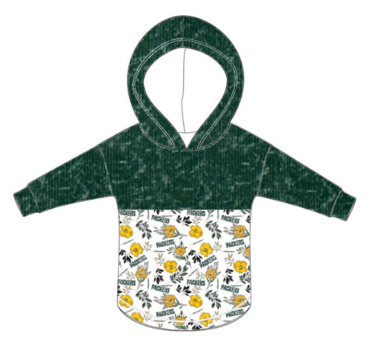 Long Sleeve Hooded Tee - Green Bay