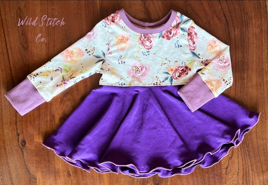 Long Sleeve Twirl Top - 2T