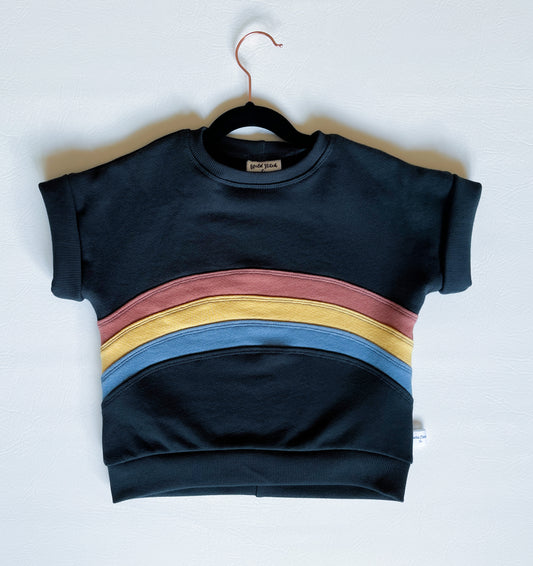 Short Sleeve Dolman - Classic Rainbow