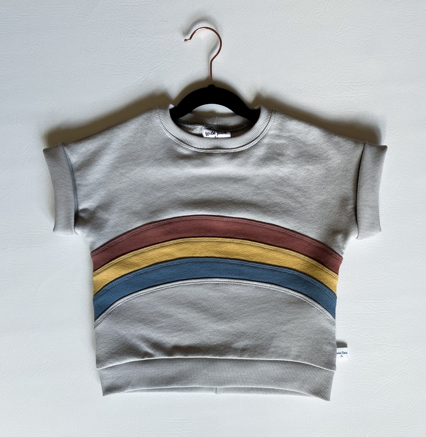 Short Sleeve Dolman - Classic Rainbow