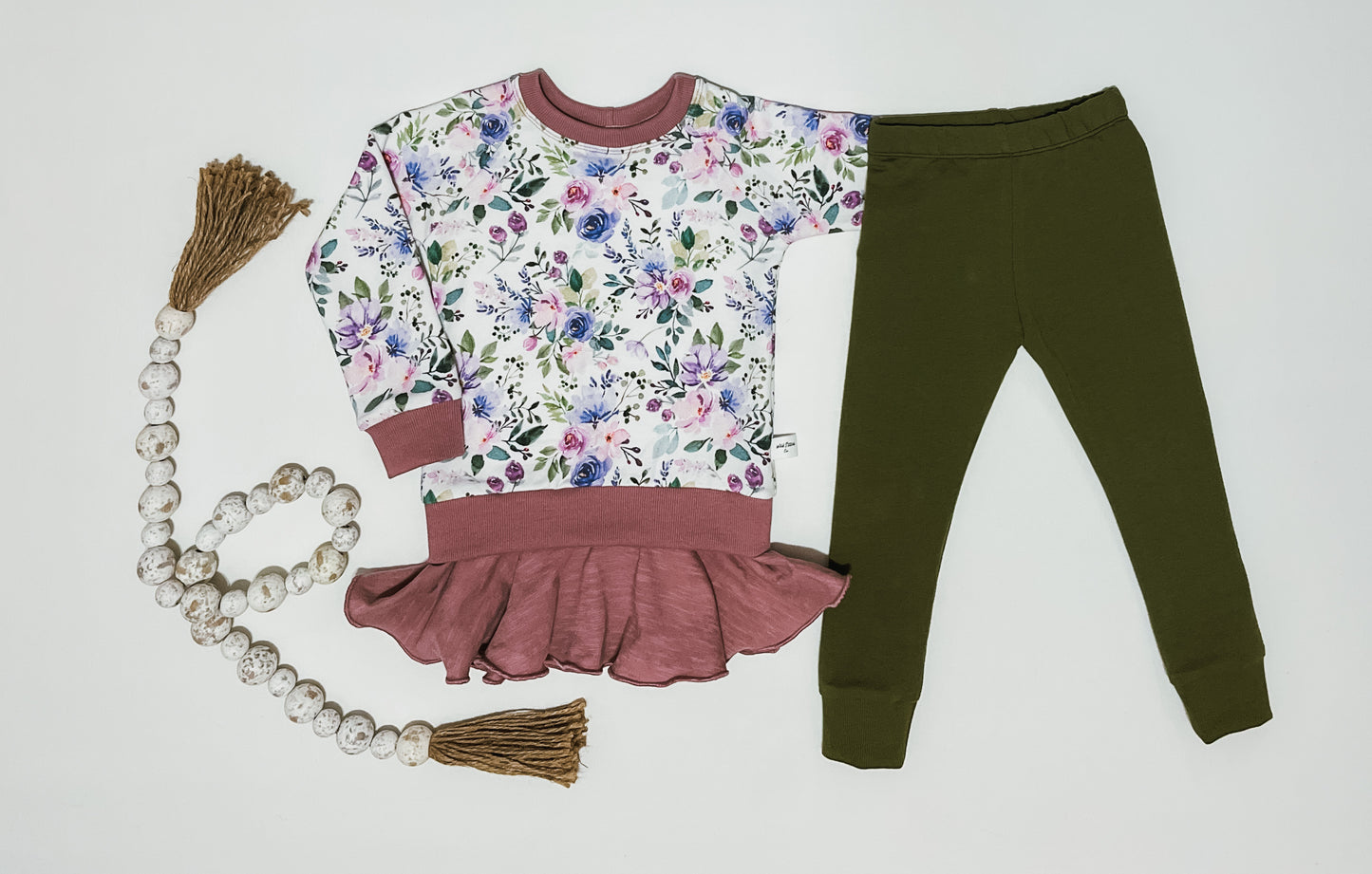 Skirted Raglan/Legging Set - 2T