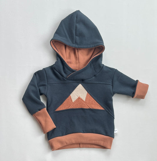 Grow With Me Mountain Hoodies - 1-3y